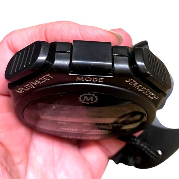 Adanac 4000 Digital Stopwatch By Marathon Water-Resistant With Split/Reset Start - Picture 5 of 5